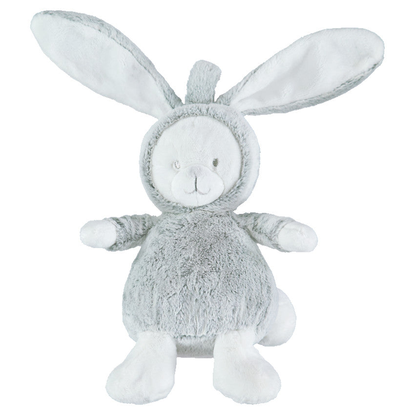 Peluche en velours et sherpa forme lapin - Prémaman