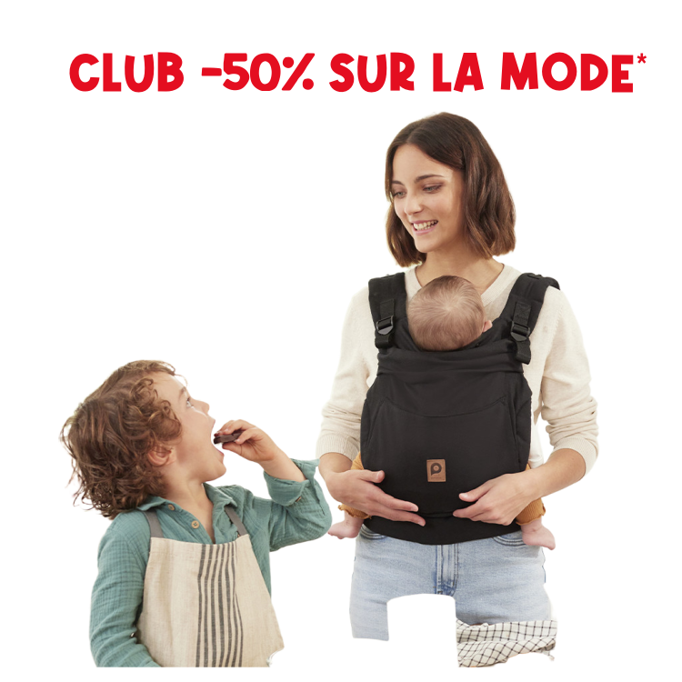 Porte-bébé physiologique préformé évolutif - Prémaman
