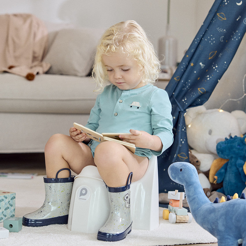 Pot d'apprentissage avec cuve amovible Bébélouga Blanc - Prémaman