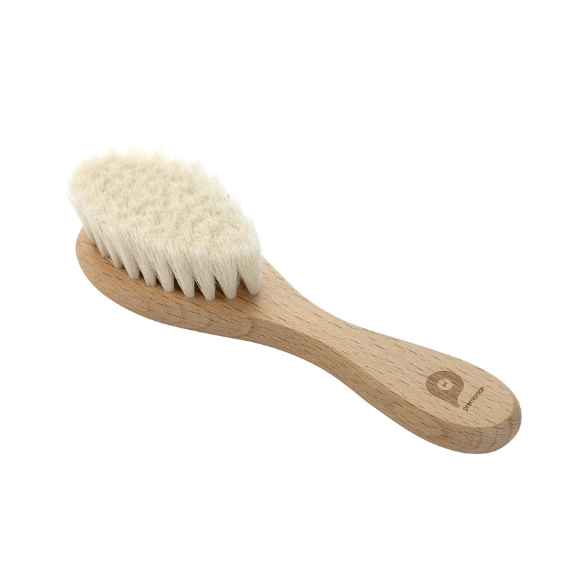 Wooden hairbrush with natural goat bristles - Maternity