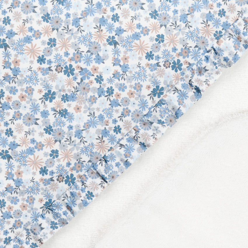 Set de bain cape de bain + gant de toilette Tiny Flowers - Prémaman