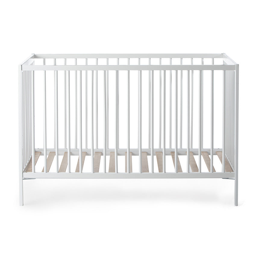 Lit en bois Tiny 60x120cm - Blanc - Prémaman