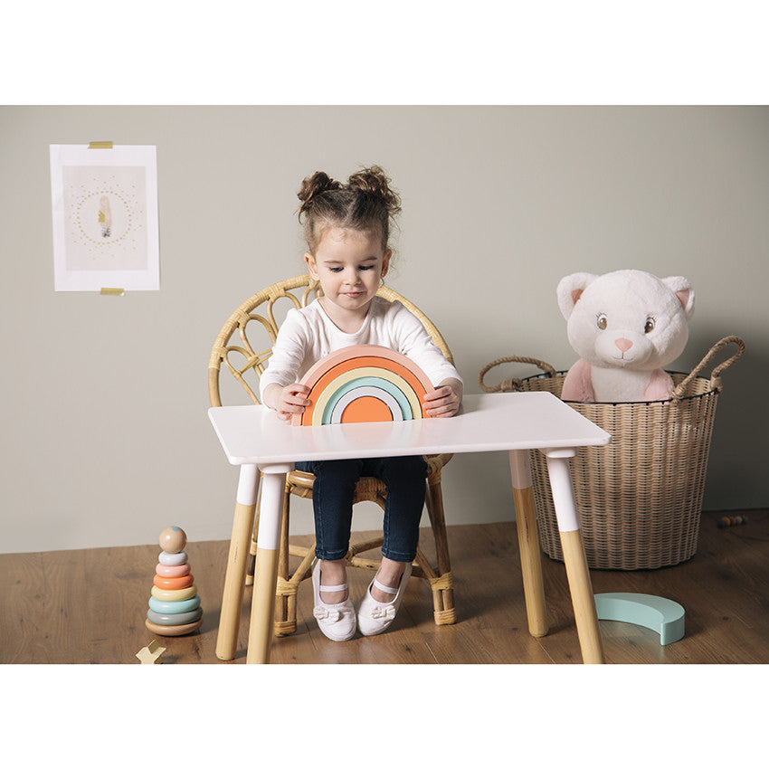 Table maternelle blanche - Prémaman