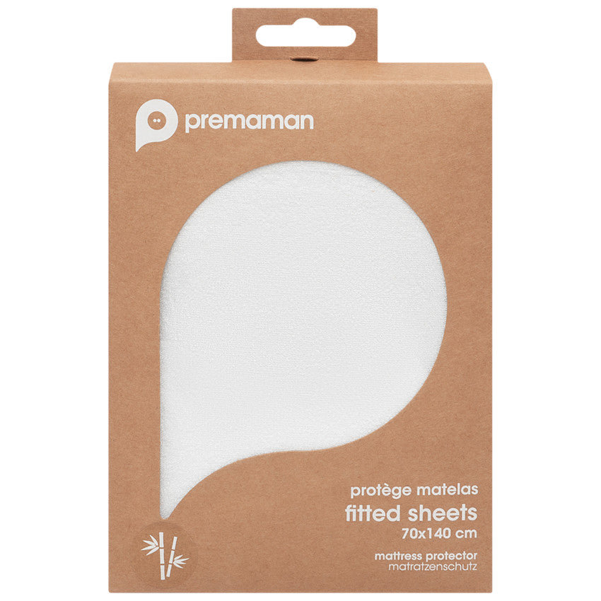 Terry towelling mattress protector 70x140 cm - Prémaman