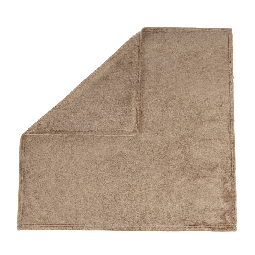 Couverture en sherpa unie 75 x 75 cm - Prémaman