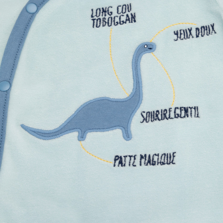 Dors-bien en velours Mes Amis les Dinos pour bébé garçon - Prémaman