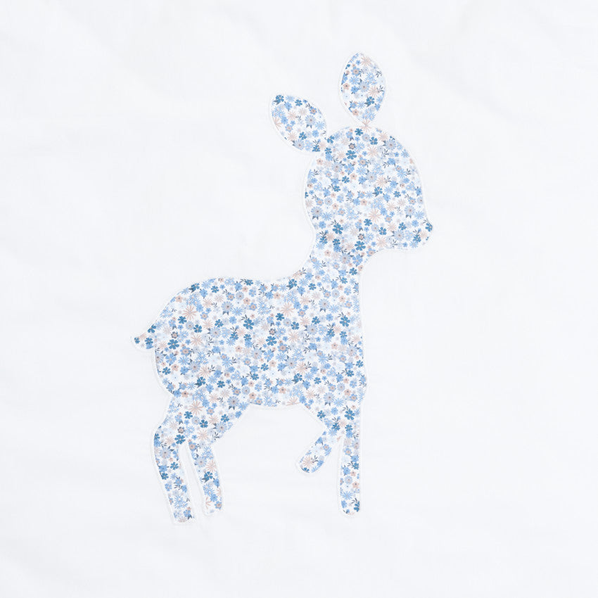 Set de lit housse de couette 100 x 140 cm + taie d'oreiller 60 x 40 cm- Tiny Flowers - Prémaman