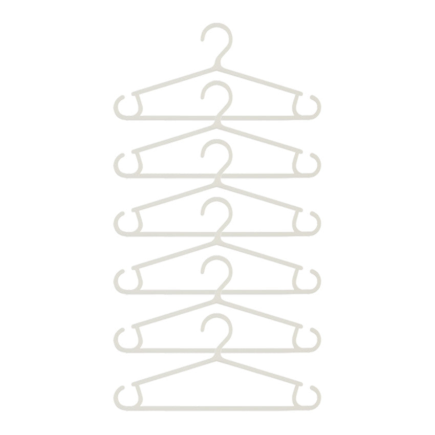 Set of 6 baby hangers - White - Prémaman