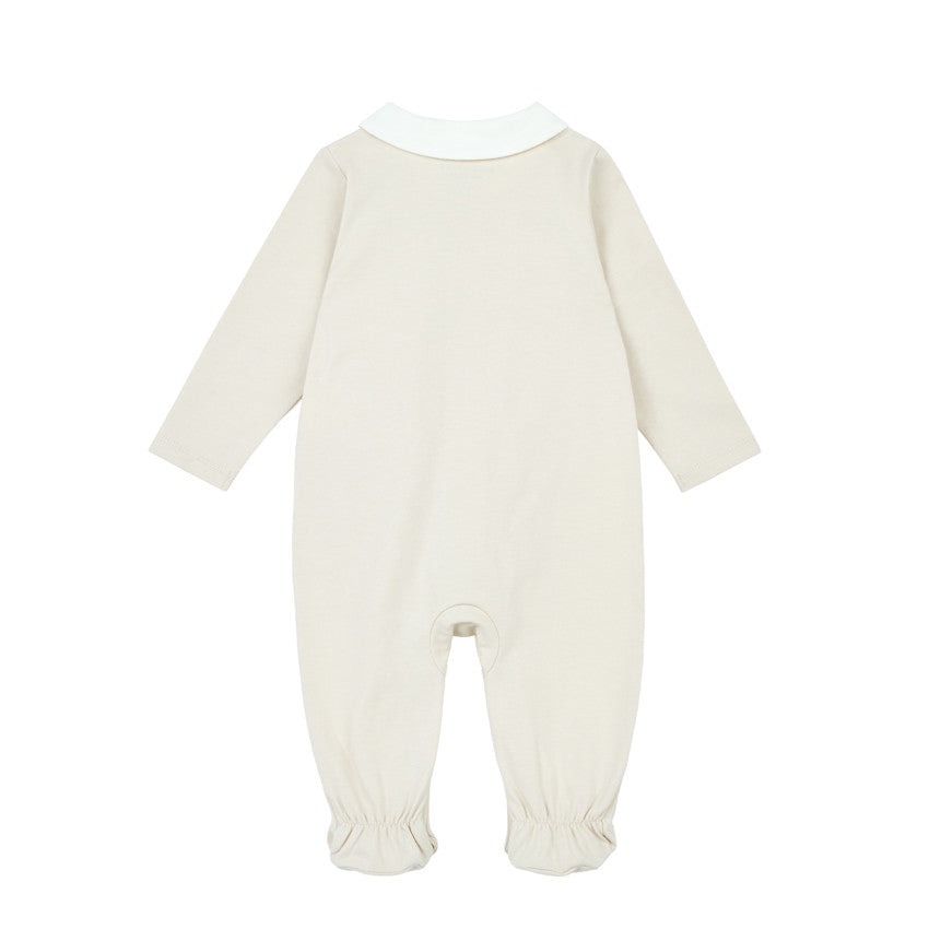 Long-sleeved jersey sleepsuit - Dreamers' Stripe - Maternity