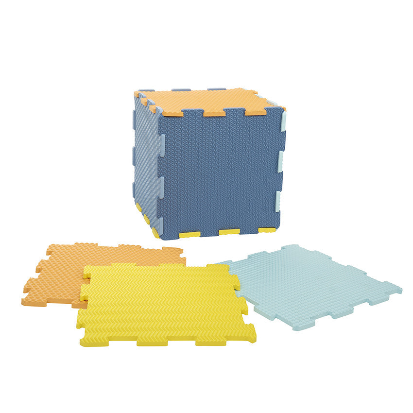 Tapis de dalles en mousse texturées 90 x 90 cm - Prémaman