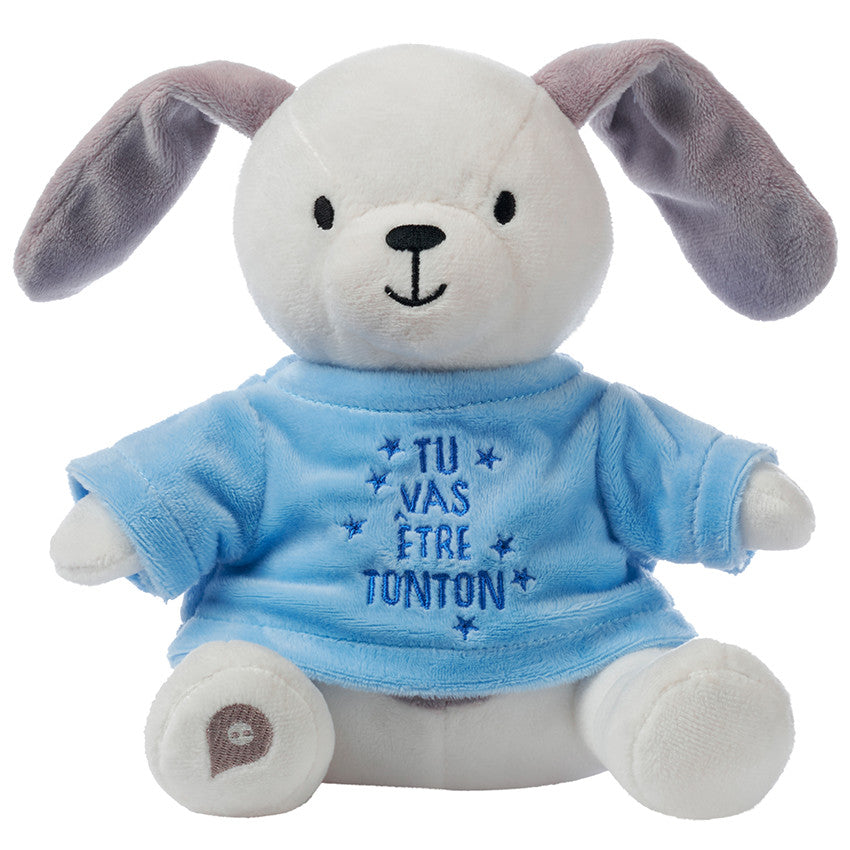 Habillage pour peluche annonce de naissance "tu vas être tonton" - Prémaman