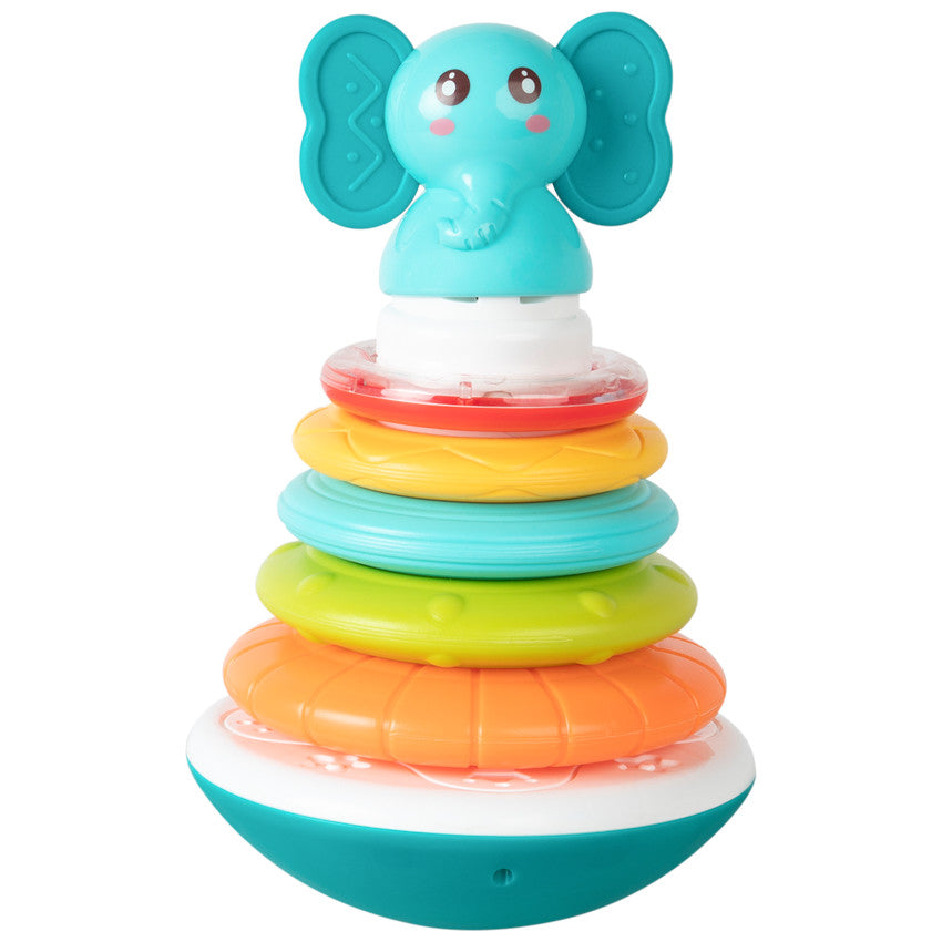 Tour d'éveil musicale à empiler Éléphant - Prémaman
