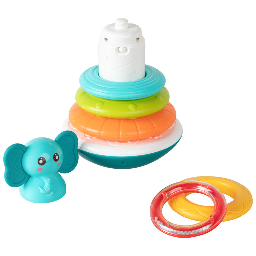 Tour d'éveil musicale à empiler Éléphant - Prémaman