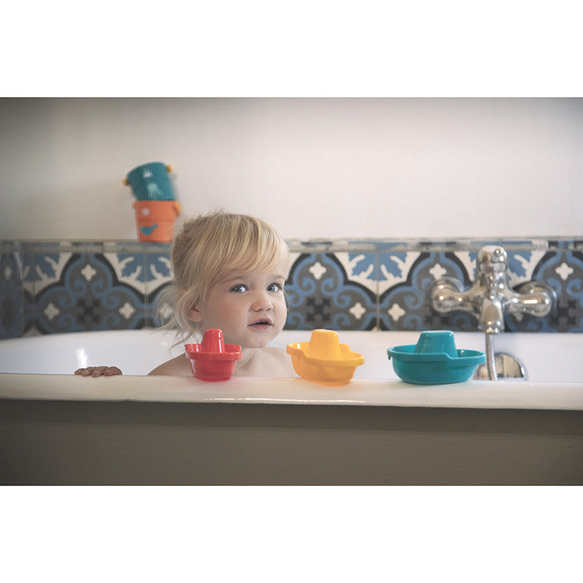 Jouet de bain bateau x3 - Prémaman