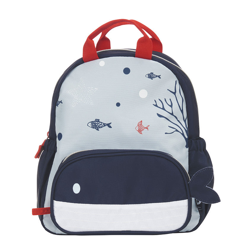 Sac à dos isotherme baleine Pretty Sea bleu - Prémaman