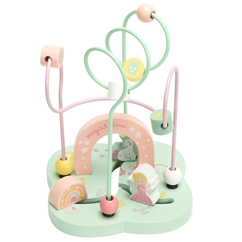 Little Poesy Wooden Spiral Labyrinth Abacus - Prémaman