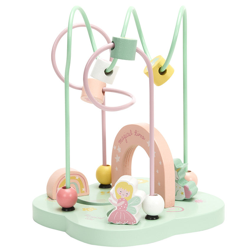 Little Poesy Wooden Spiral Labyrinth Abacus - Prémaman