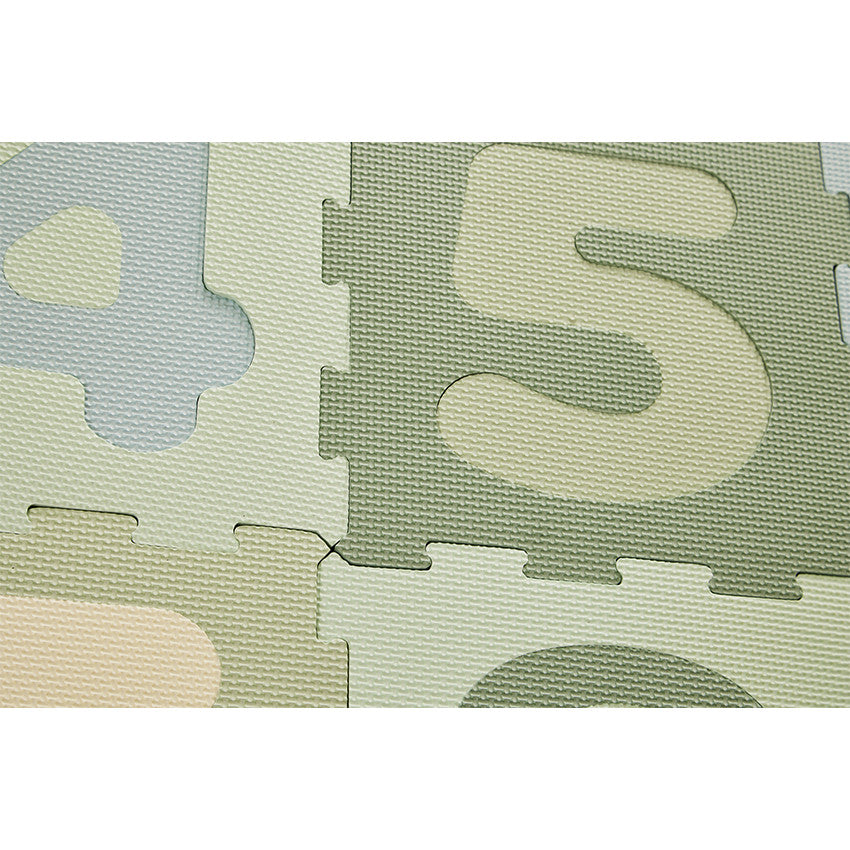 Green Foam Play Mat with 10 Numbered Tiles - Prémaman