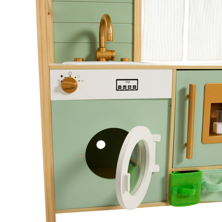 Cuisine tout équipée avec accessoires en bois - Prémaman