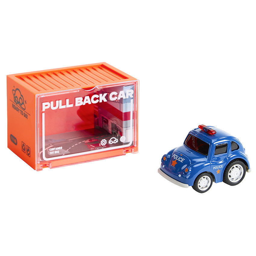 Véhicule miniature à friction Voiture de police bleu - Prémaman