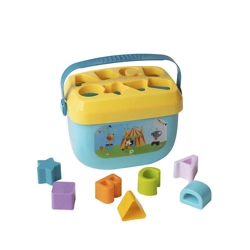 Boîte à formes avec 16 pièces en plastique - Prémaman