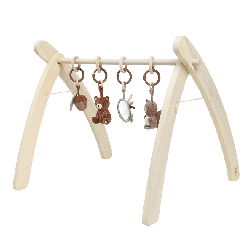 Set de 4 jouets à suspendre pour arche d'éveil Roi des Forêts - Prémaman