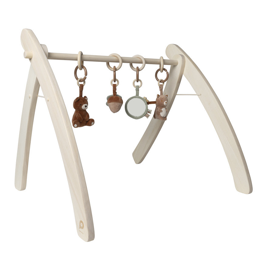 Set de 4 jouets à suspendre pour arche d'éveil Roi des Forêts - Prémaman