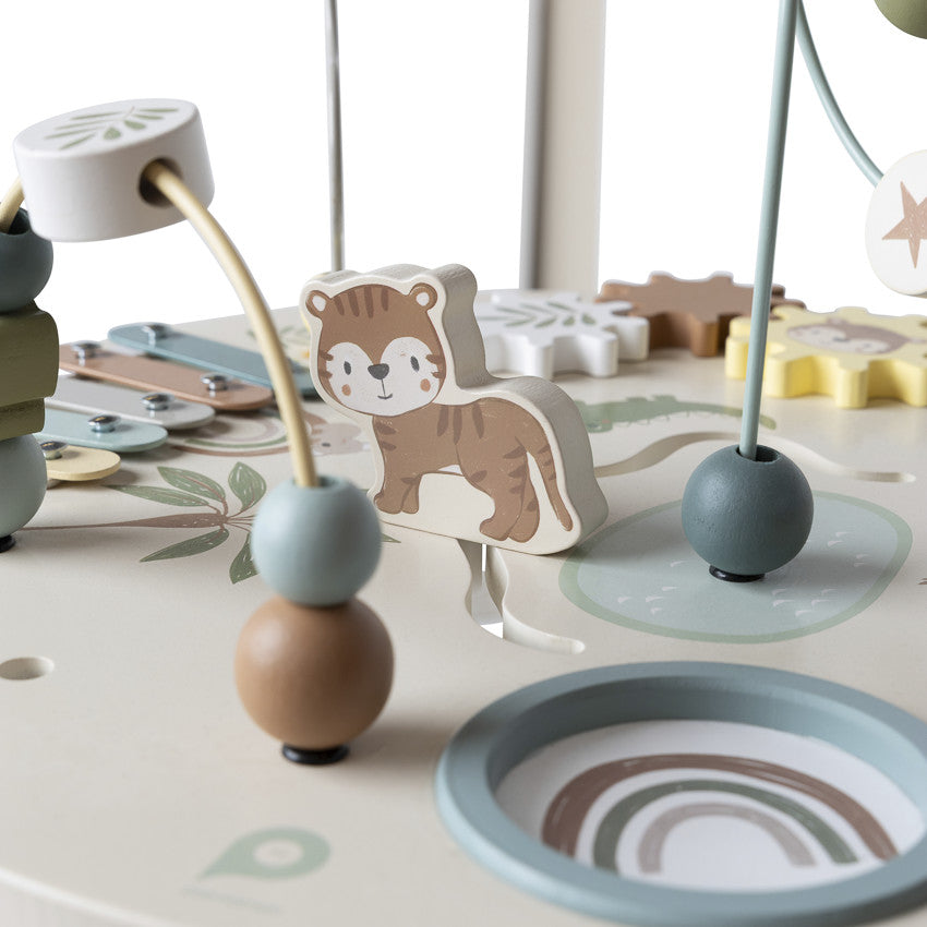Table d'activités ludiques en bois Little Savane - Prémaman