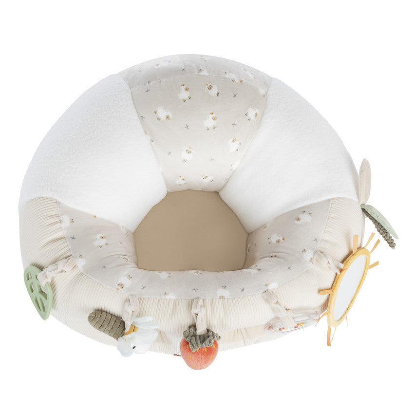 2-in-1 Play Cushion Farm Life Ecru - Prémaman