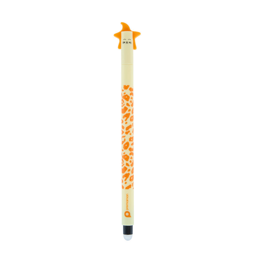 Stylo chat à encre gel effaçable - Prémaman