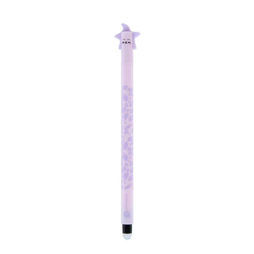 Stylo chat à encre gel effaçable - Prémaman