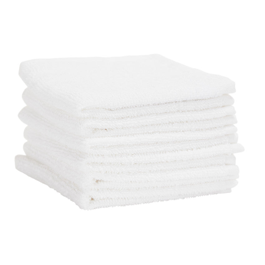 Lot de 6 débarbouillettes éponge 25 x 25 cm - Prémaman