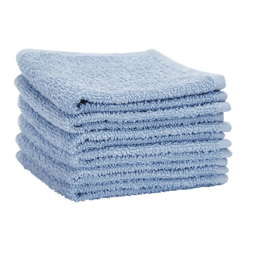 Lot de 6 débarbouillettes éponge 25 x 25 cm - Prémaman