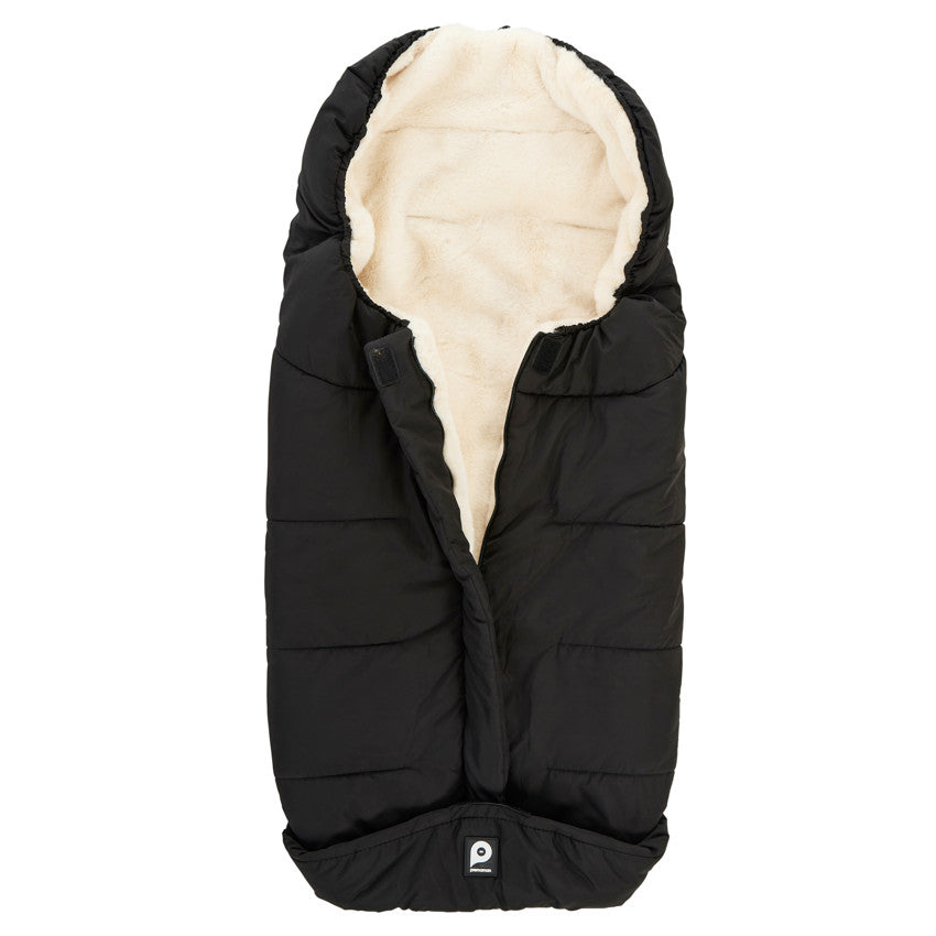 Stroller Footmuff Black/Beige - Prémaman