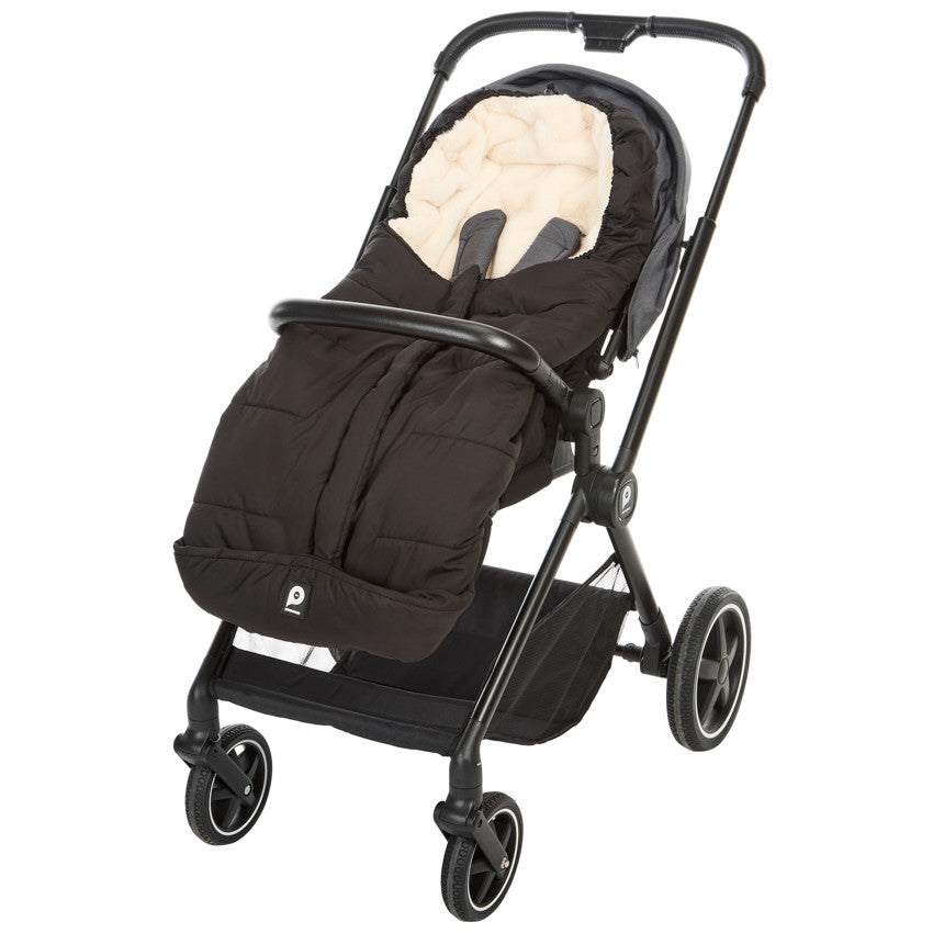 Stroller Footmuff Black/Beige - Prémaman