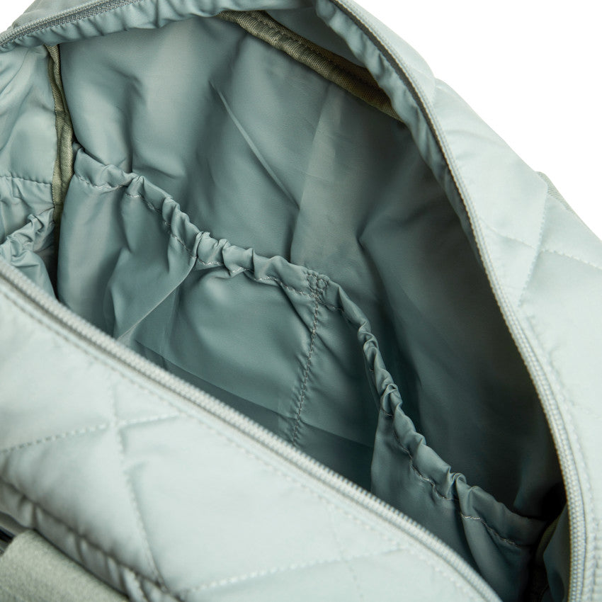 Sac à langer avec tapis matelassé Stockholm vert - Prémaman