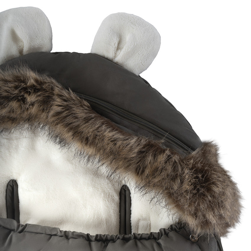 Nours Khaki Universal Waterproof Footmuff - Prémaman