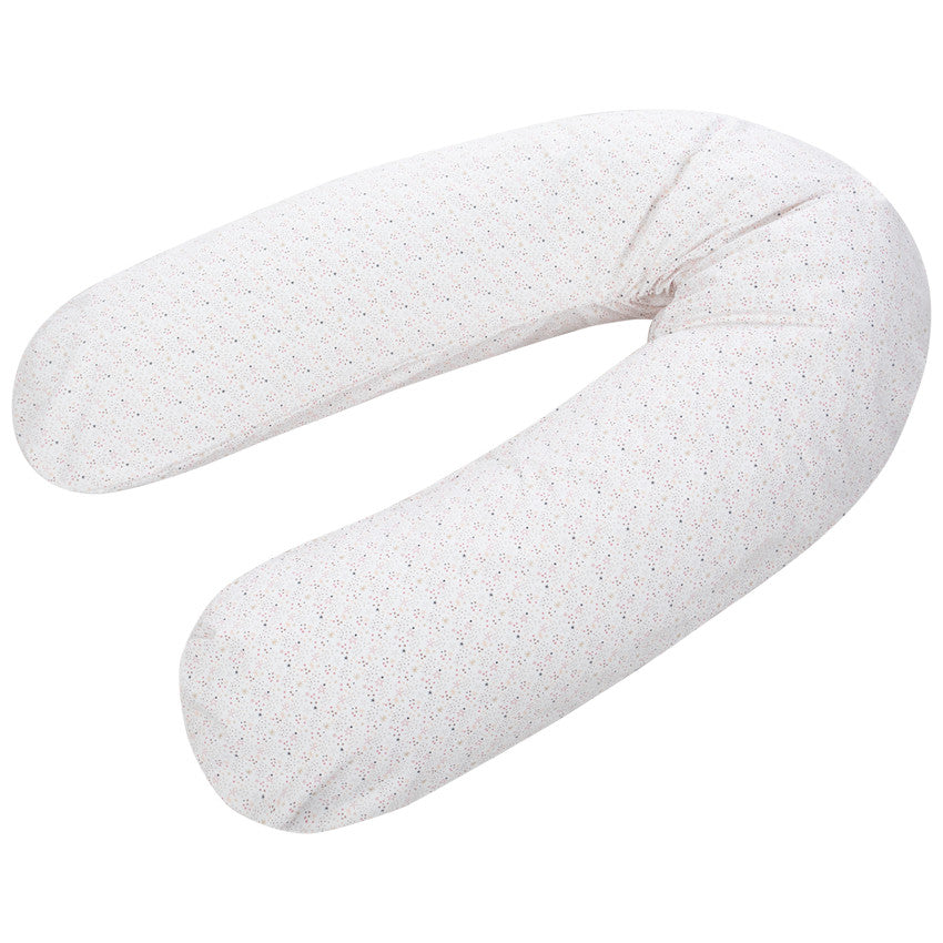 Housse coussin d'allaitement 190cm - Étoiles roses - Prémaman