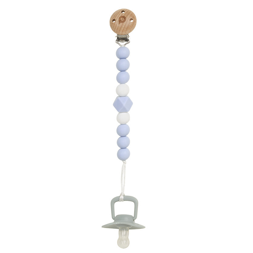 Attache sucette en silicone - Bleu - Prémaman