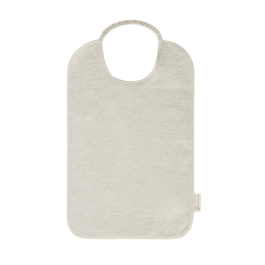 Lot de 3 bavoirs éponge à enfiler beige - Prémaman
