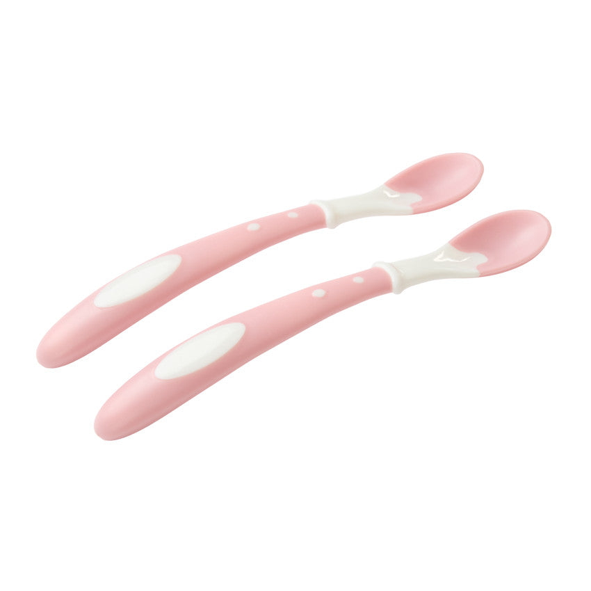 Set of 2 Miamix Thermosensitive Spoons - Pink - Prémaman