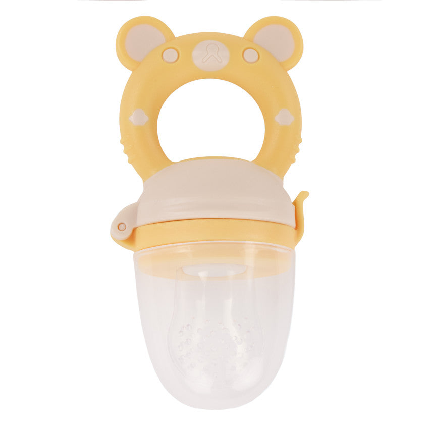 Grignoteur en silicone Miamix - Jaune - Prémaman