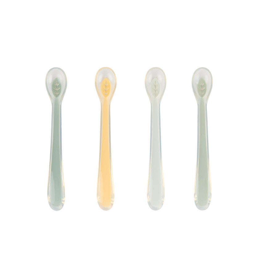 Miamix 4-Pack Silicone Spoons - Green - Prémaman