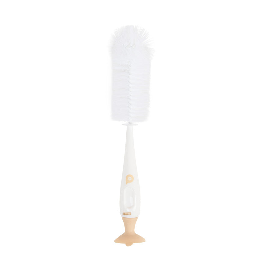 Miamix 2-in-1 Suction Cup Bottle Brush - Beige - Maternity