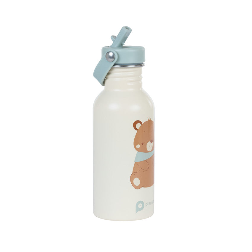Gourde en Inox avec paille Roi des Forêts - 500 ml - Prémaman