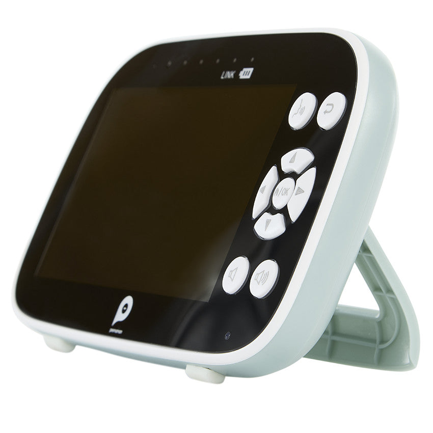 Babyphone vidéo Ojo avec caméra rotative vert d'eau - Prémaman