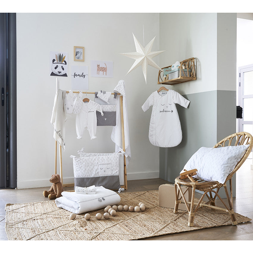 Dors-bien Feather en velours brodé - Prémaman