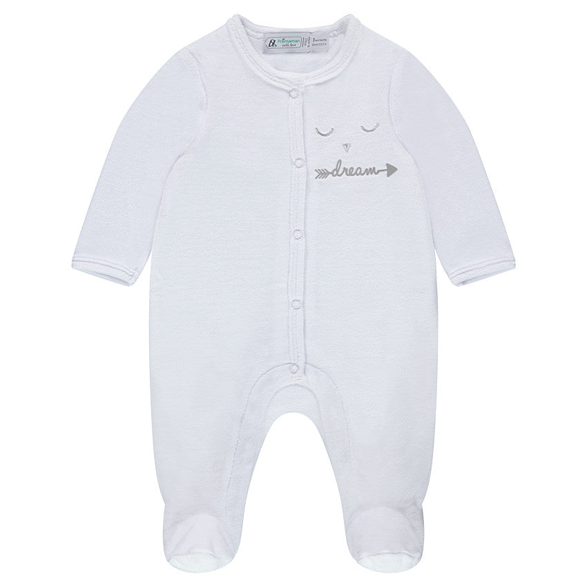 Dors-bien Feather en velours brodé - Prémaman