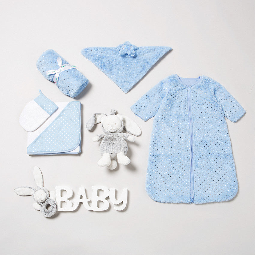 Peluche en velours et sherpa forme lapin - Prémaman