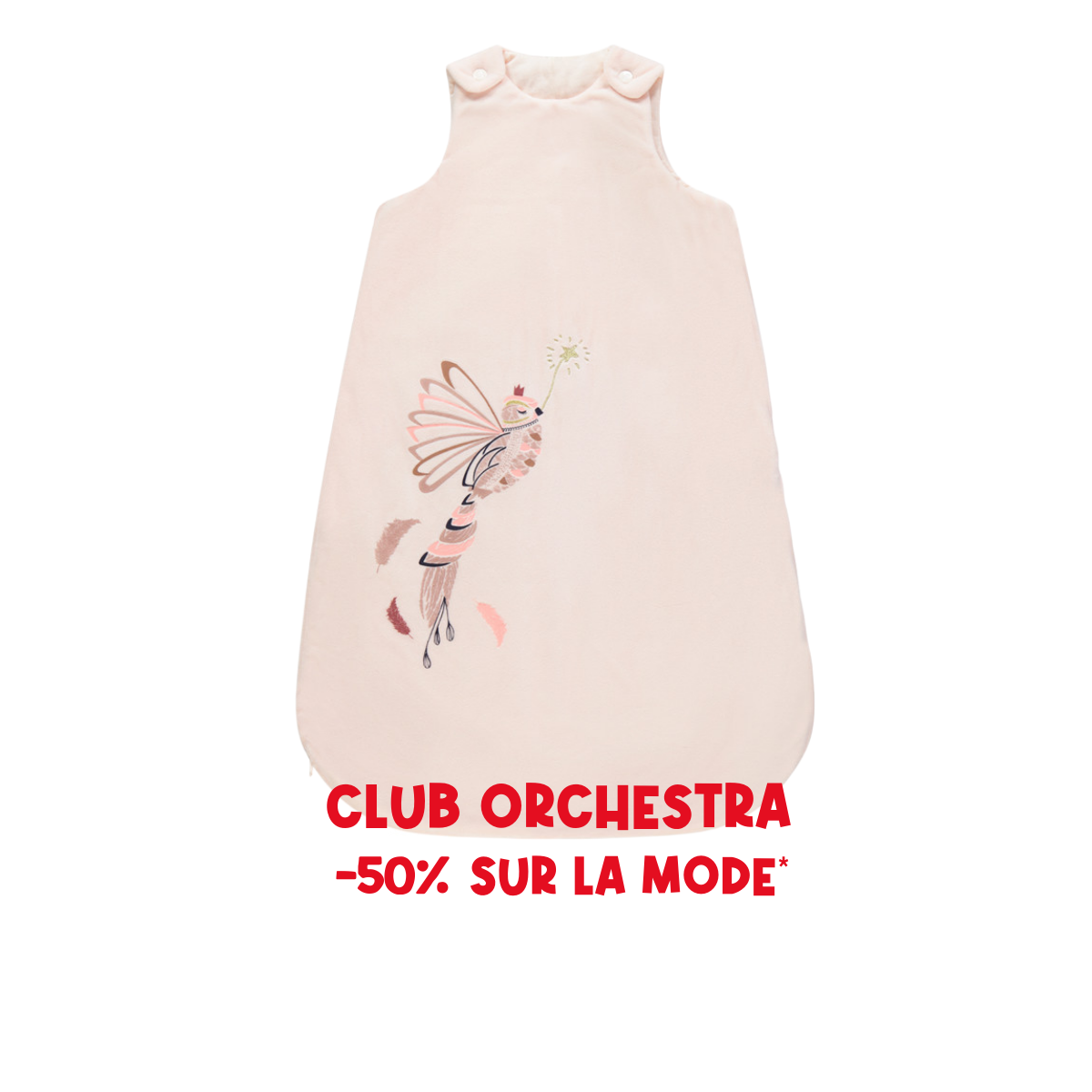 Gigoteuse sans manches en velours TOG 2.5 - Prémaman